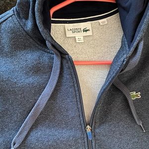 🐊Lacoste Men’s Sport Long Sleeve Fleece Full Zip Hoodie Sweatshirt
